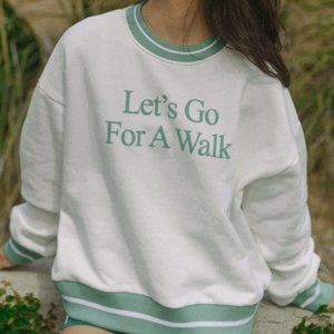Yellow the Label Let's Go for a Walk Sweatshirt